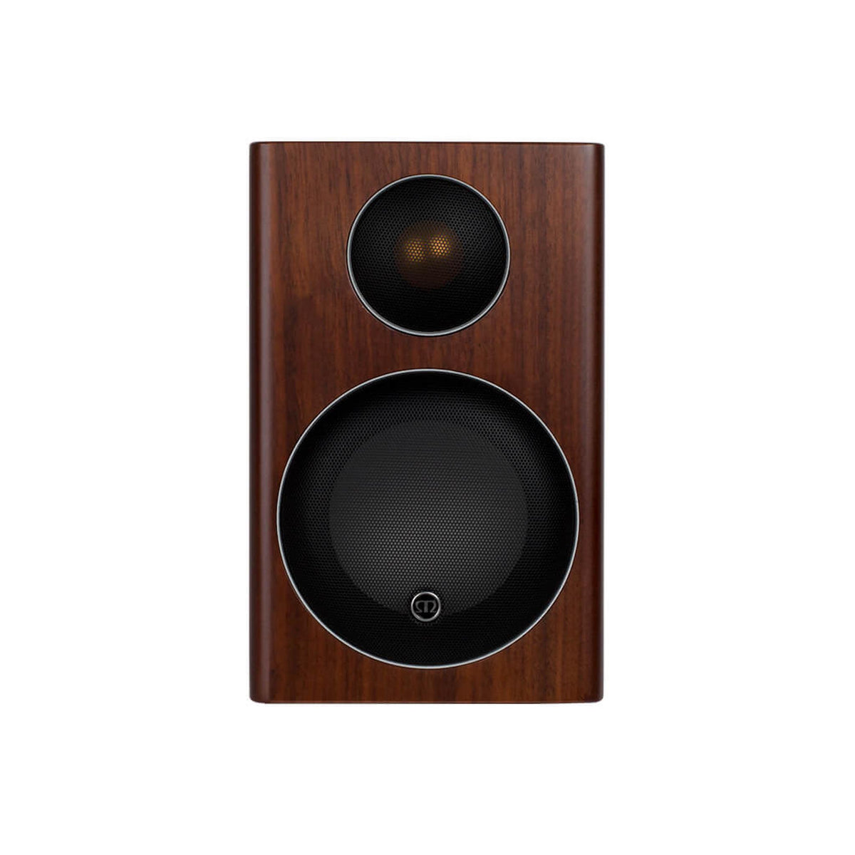 Monitor Audio Radius 90 - Bookshelf Speaker - Pair - Walnut Real Wood Veneer - Auratech LLC #color_walnut real wood veneer