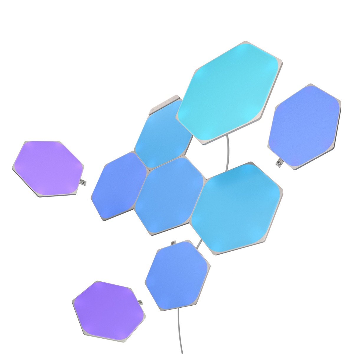 Nanoleaf Shapes Hexagon Starter Kit - 9 Light Panel, Nanoleaf, Smart Light - Auratech LLC