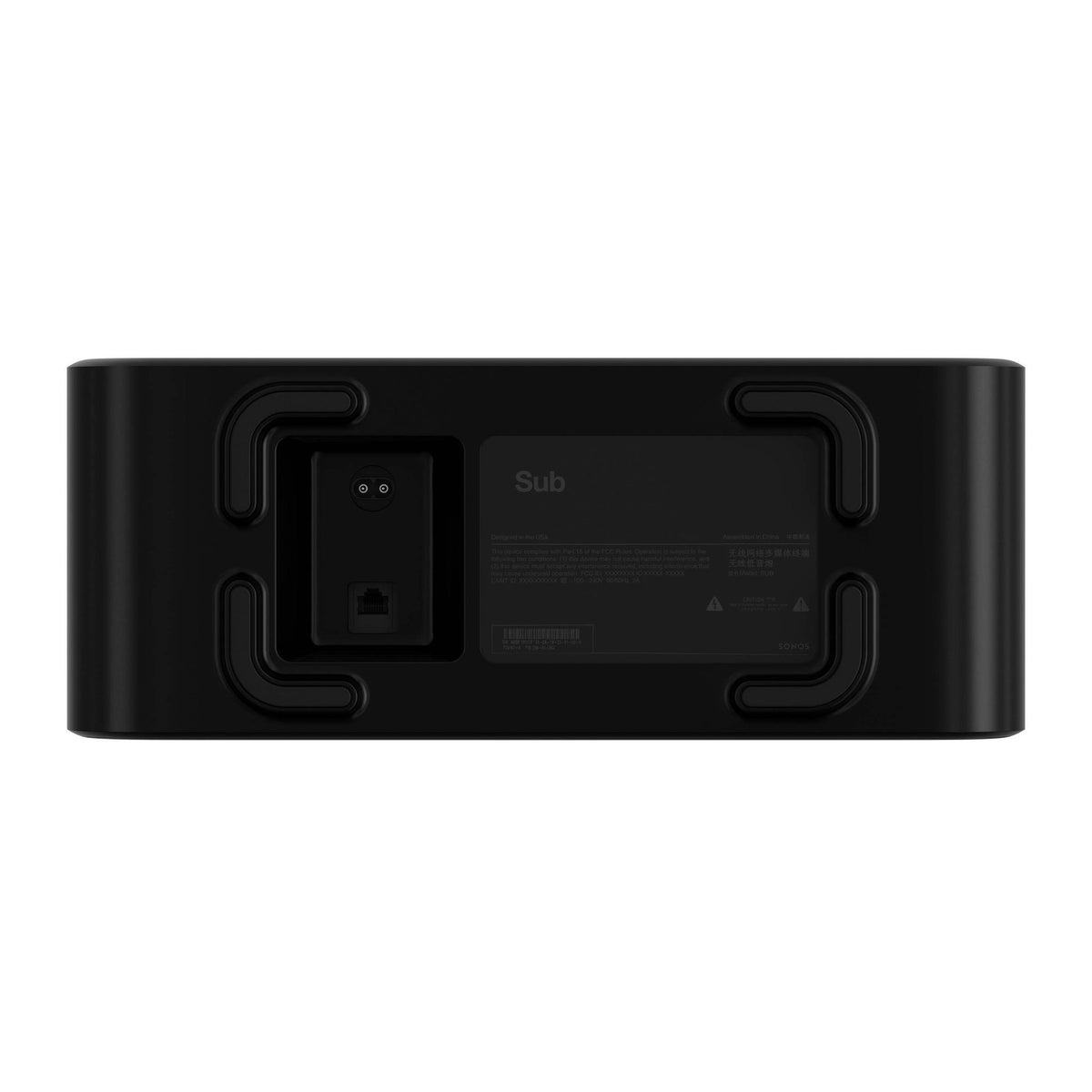 Sonos Sub Gen 4 - Subwoofer - Black - Auratech LLC #color_black