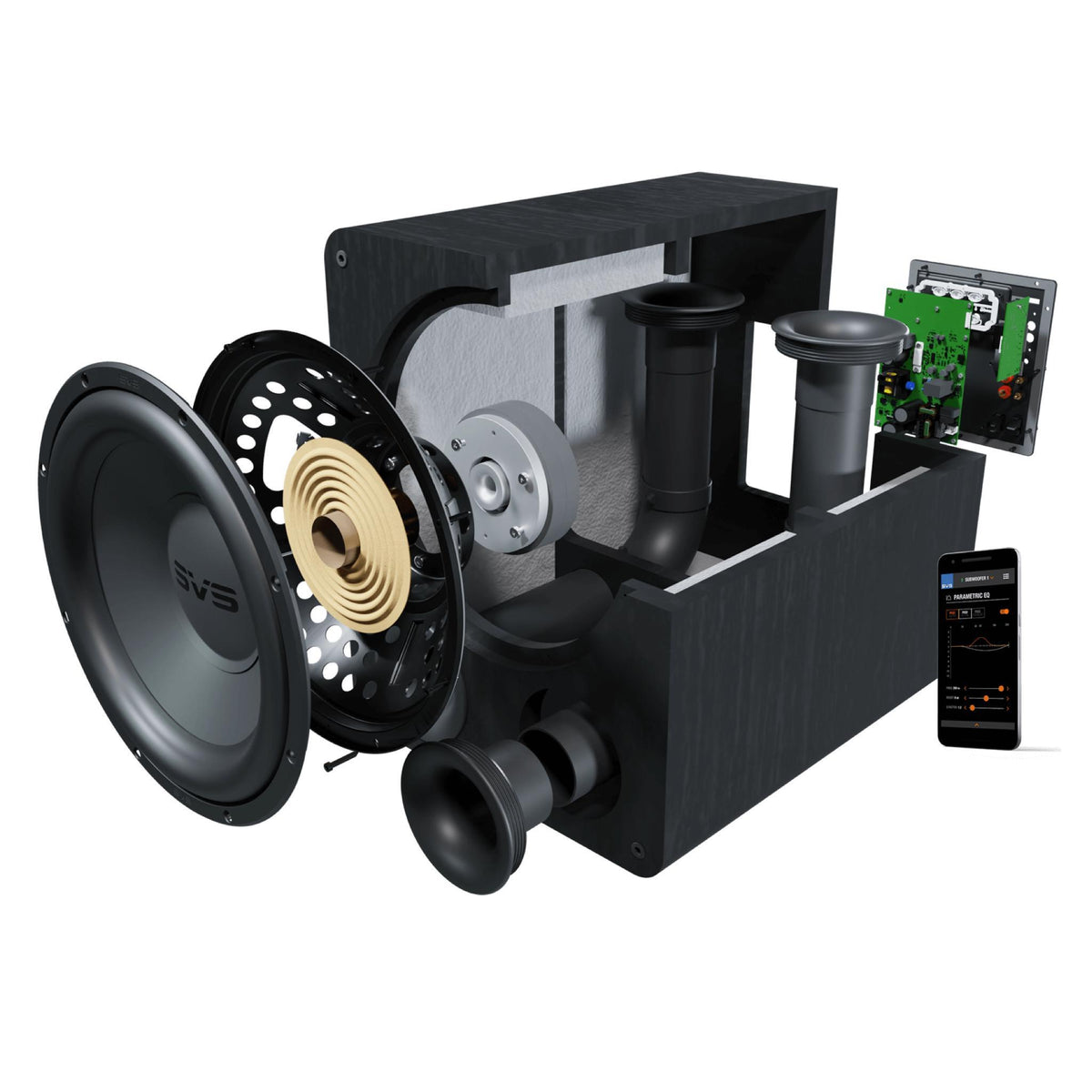 SVS PB-1000 Pro - Subwoofer - Black Ash - Auratech LLC #color_black ash